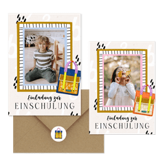 Einschulung - Bunte Schultasche 