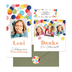 Einschulung - Buntes Konfetti