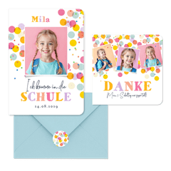 Bunte Konfetti gross und klein L