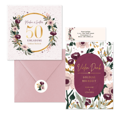 Jubiläum - Hochzeitstag Blumenkranz 