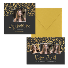 Jugendweihe - Goldkonfetti