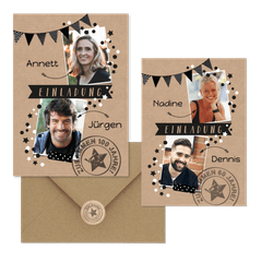 Geburtstag - Zusammen mit Stempel