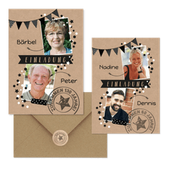 Geburtstag - Zusammen mit Stempel