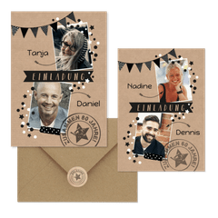 Geburtstag - Zusammen mit Stempel