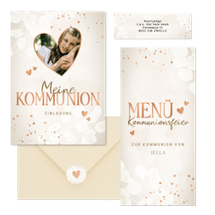 Kommunion - Stilvolle Herzen