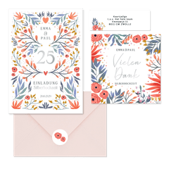 Jubiläum - Hochzeitstag Blumen Dekor 