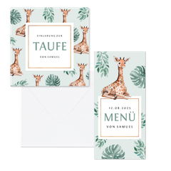 Taufe - Giraffe botanisch