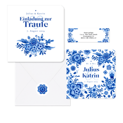 Hochzeit - Delfter Blau hell