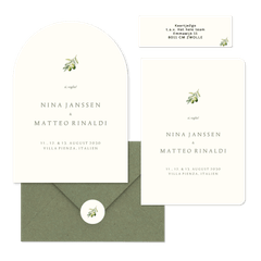 Hochzeit - Olivenzweig schlicht & einfach