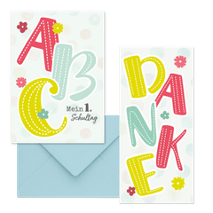 Einschulung - Großes buntes ABC