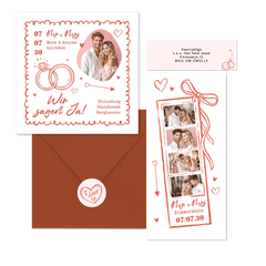 Hochzeit - Doodles in Rosa 