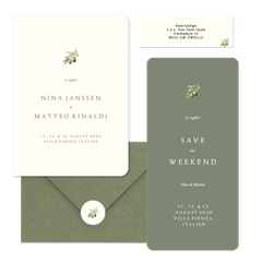 Hochzeit - Olivenzweig schlicht & einfach