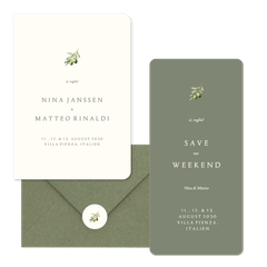 Hochzeit - Olivenzweig schlicht & einfach