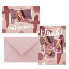 Konfirmation - Gemaltes Kreuz