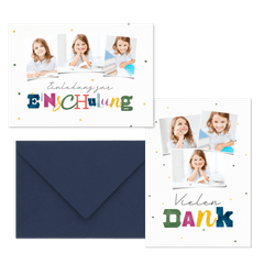 Einschulung - Bunte Buchstaben