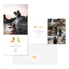 Hochzeit - Goldlook mit Fotos