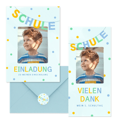 Einschulung - Girlande Schule J