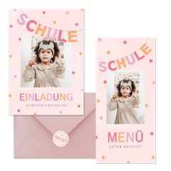 Einschulung - Girlande Schule M
