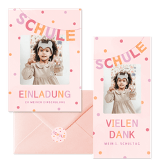 Einschulung - Girlande Schule