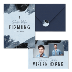 Firmung - Pinselstriche & Glitzer 