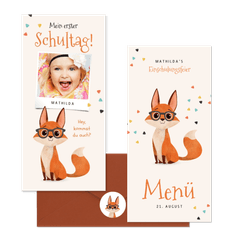 Einschulung - Schlauer Fuchs