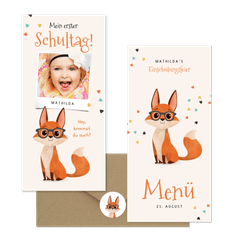 Einschulung - Schlauer Fuchs