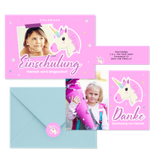 Einschulung - Pink Unicorn