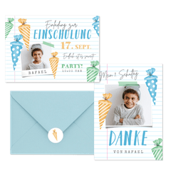 Einschulung - Schultüten J