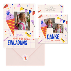 Einschulung - Lustige Schultüte M
