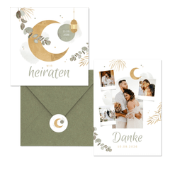 Hochzeitskartenset Arabian Vibes