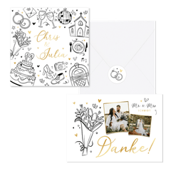 Hochzeit - Doodles 