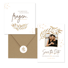 Hochzeitskartenset trockene Zweige