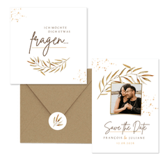 Hochzeitskartenset trockene Zweige