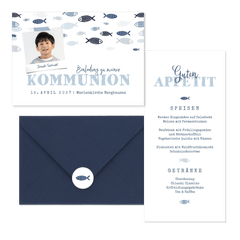Kommunion - Kleine blaue Fische
