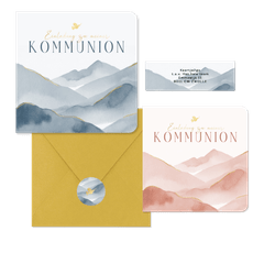 Kommunion - Berge Aquarell 