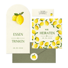 Hochzeit - Zitronen zur Sommerhochzeit