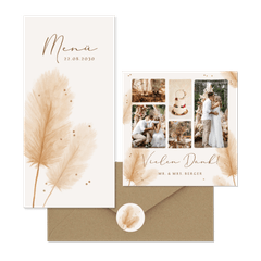 Hochzeit - Pampasgras Bohemien Hochzeit