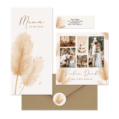 Hochzeit - Pampasgras Bohemien Hochzeit