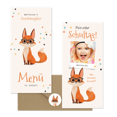 Einschulung - Schlauer Fuchs