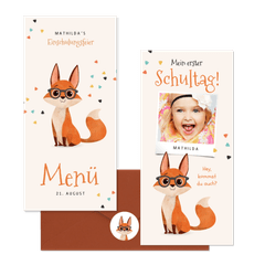 Einschulung - Schlauer Fuchs