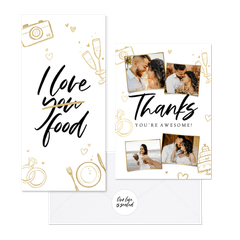 Hochzeitskartenset Doodles mit Sektgläsern