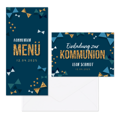 Kommunion - Typografie & 'Konfetti-Fliegen'