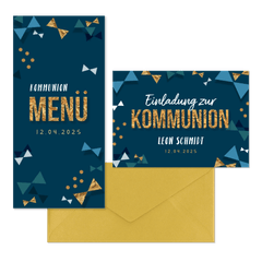 Kommunion - Typografie & 'Konfetti-Fliegen'