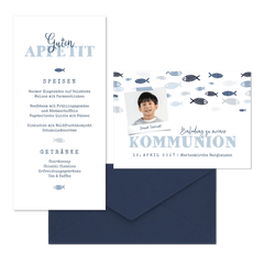 Kommunion - Kleine blaue Fische