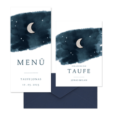 Taufe - Mond und Sterne