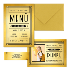 Einschulung - Goldenes Ticket