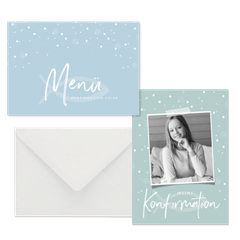 Konfirmation - Weiße Konfetti
