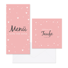 Taufe - Herzen & Sterne
