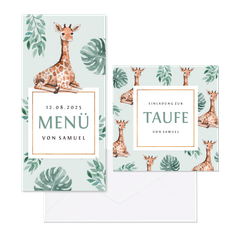 Taufe - Giraffe botanisch