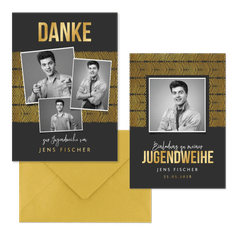 Jugendweihe - Goldstreifen